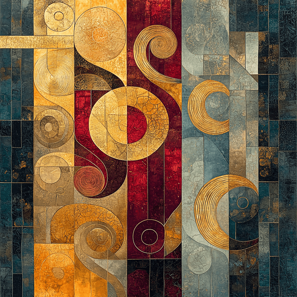 Gustav Klimt Inspired Ethereal Harmony Paint By Color