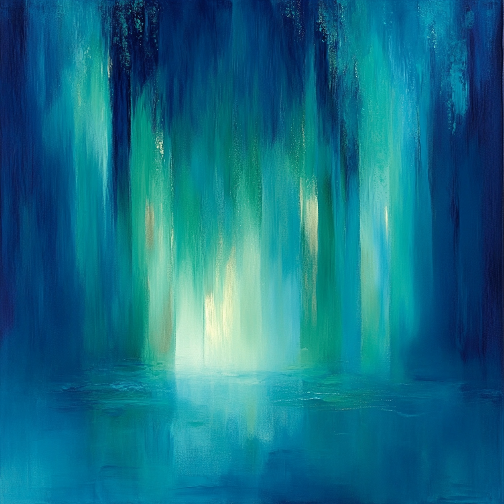 Mark Rothko Inspired Auroral Stillness Numbered painting kits