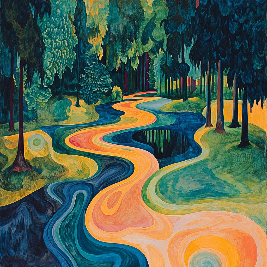 Max Ernst Inspired Surreal Forest Of Dreams Paint By Numbers Kits