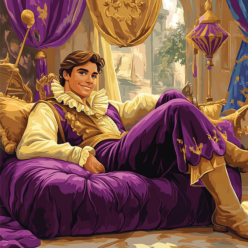 Prince John Playful Plot Number painting