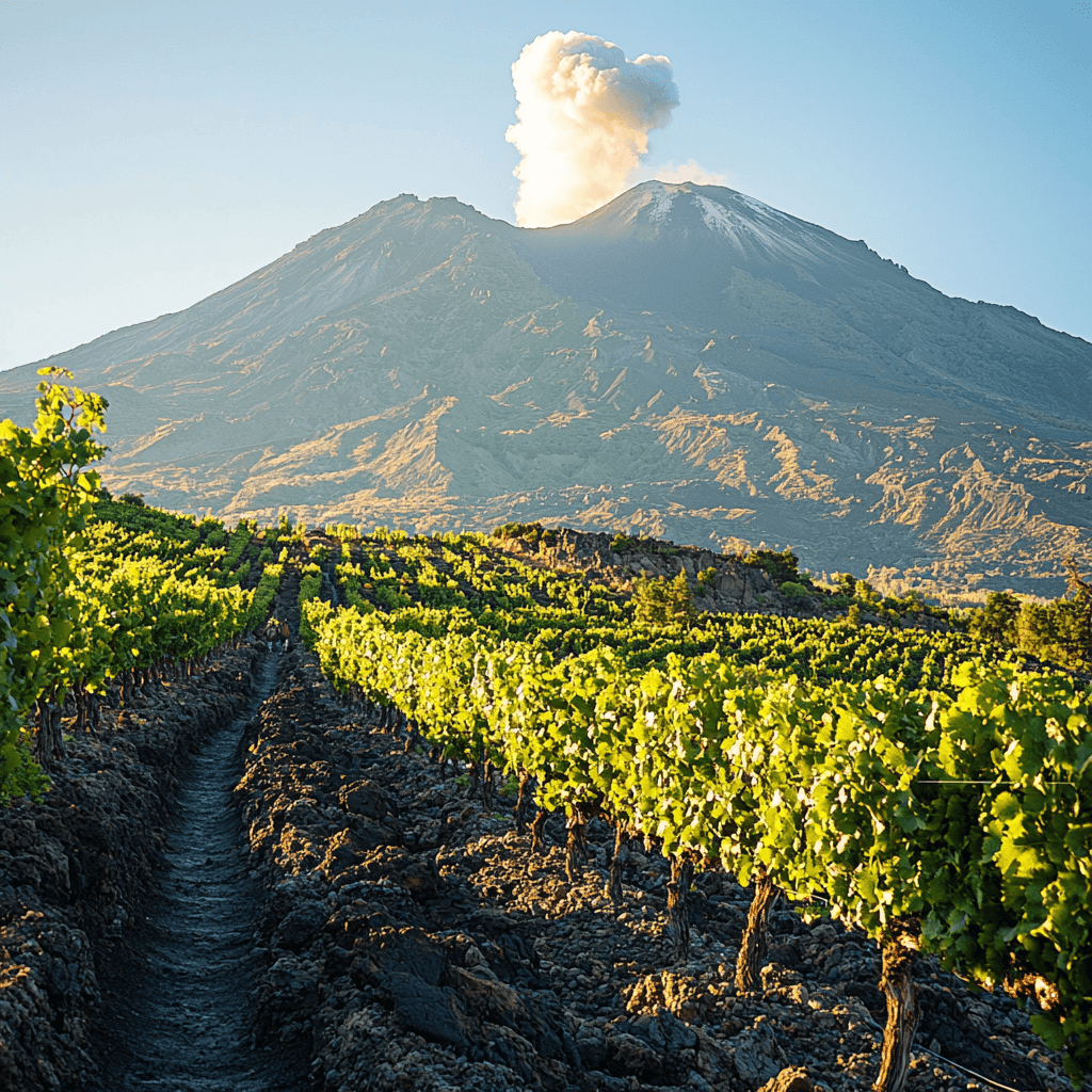 Sicily's Mount Etna Numbered Painting Kits