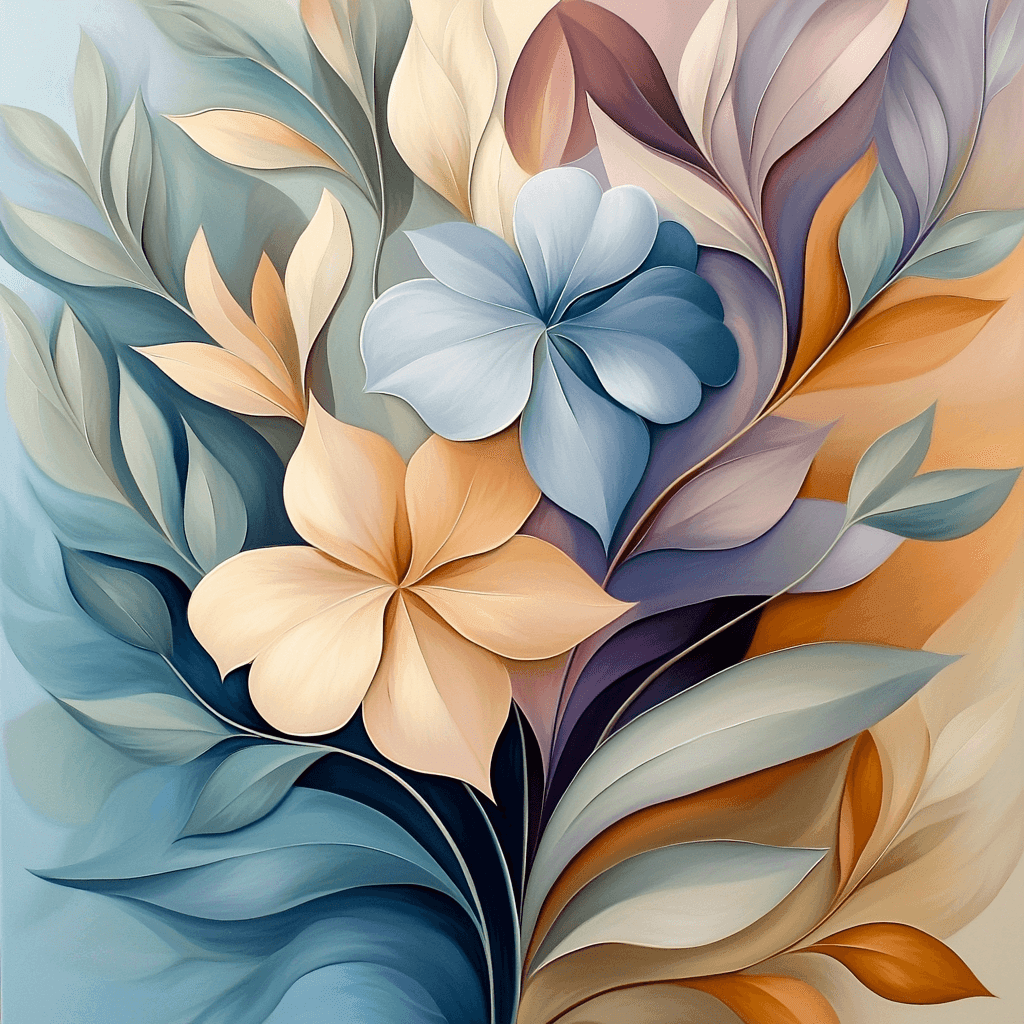 Georgia O'Keeffe Inspired Whispers Of The Wind Numbered Painting Kits