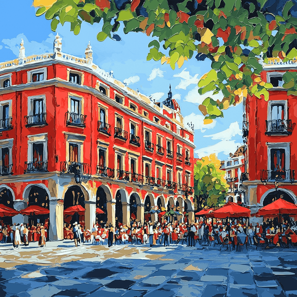 Plaza Mayor - Spain Paint By Numbers
