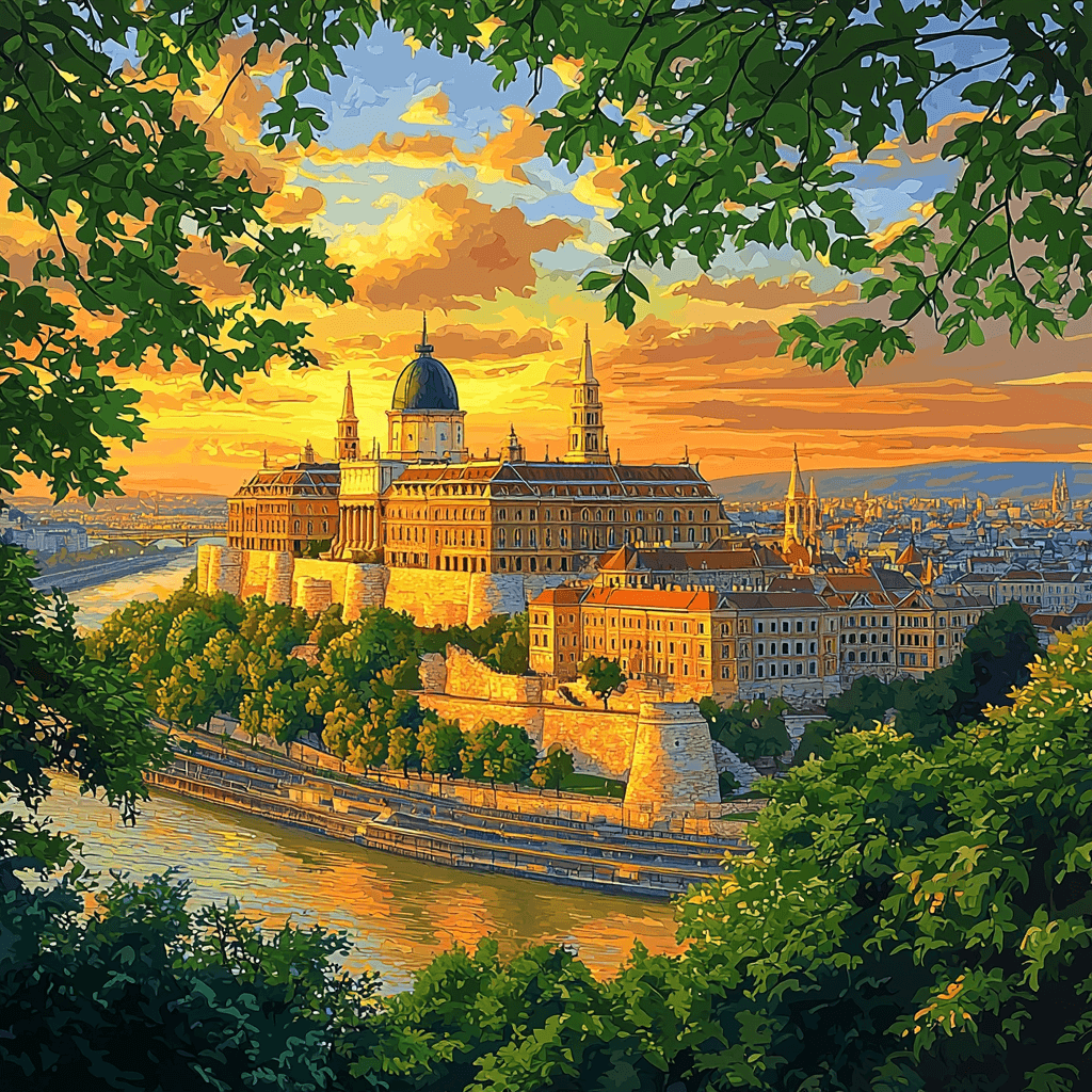 Buda Castle Painting Number Kit