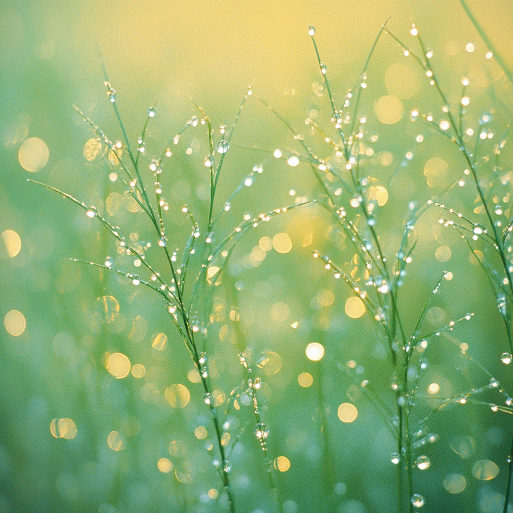 Edgar Degas Inspired Glimmering Dew On Grass Blades paint by numbers