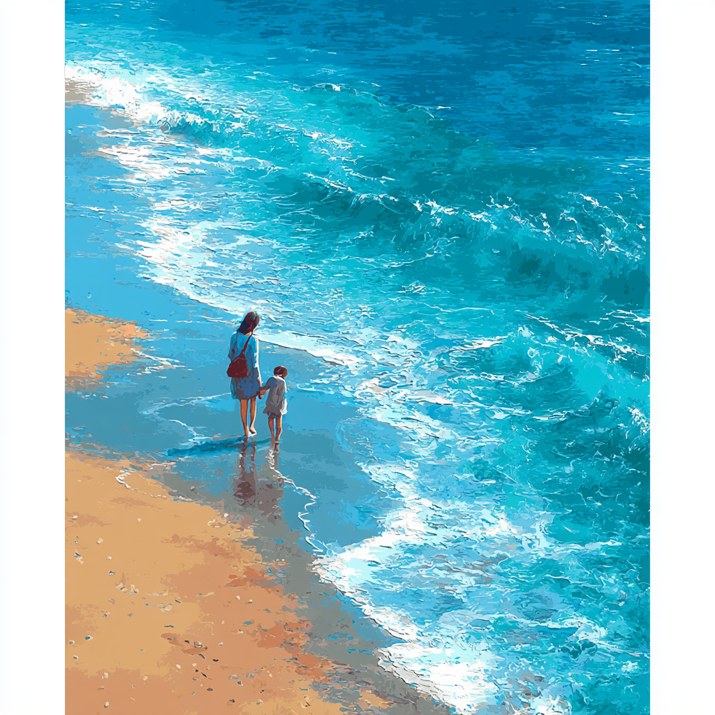 Mother's Heartbeat Of The Sea Paint By Numbers