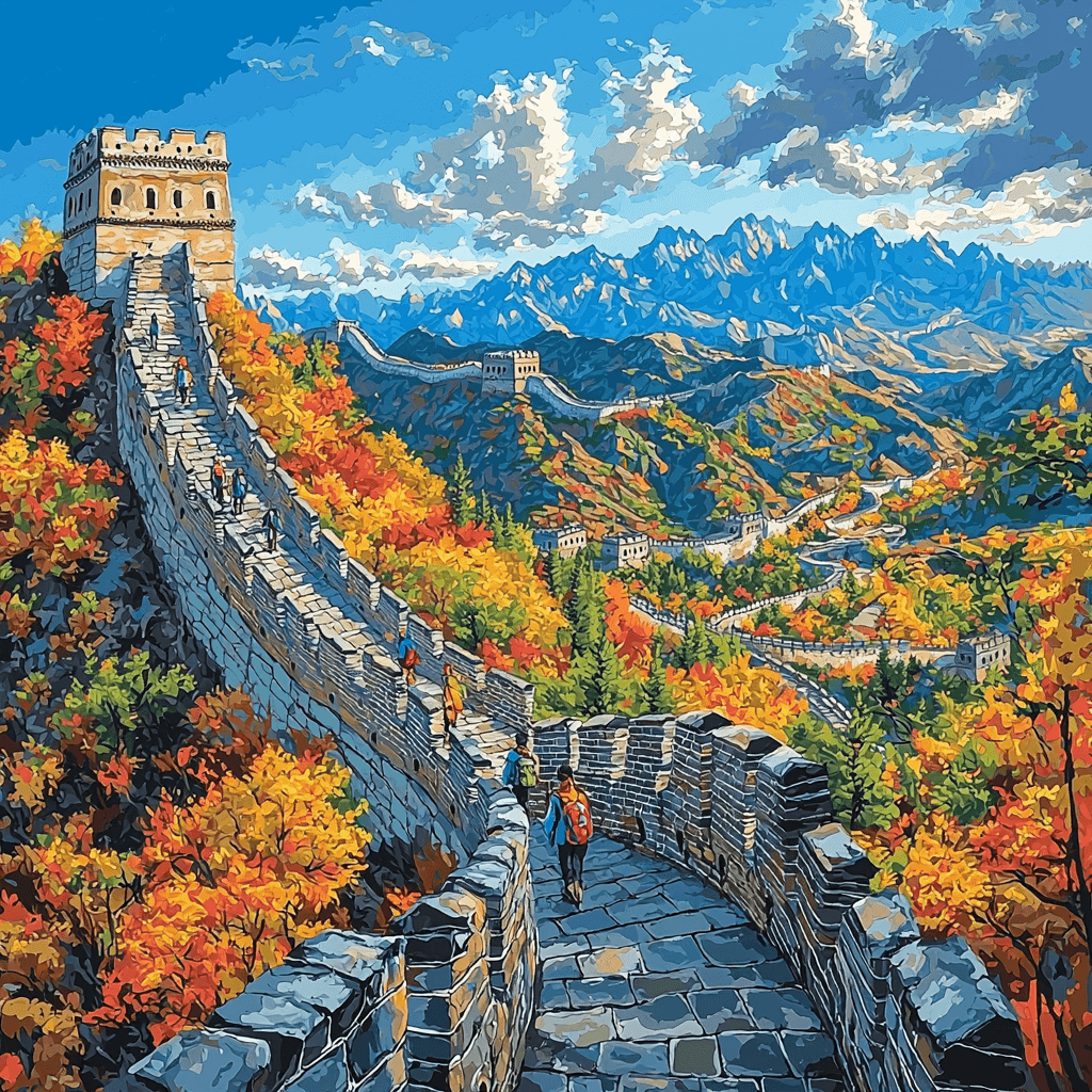 Great Wall Of China DIY Paint By Numbers