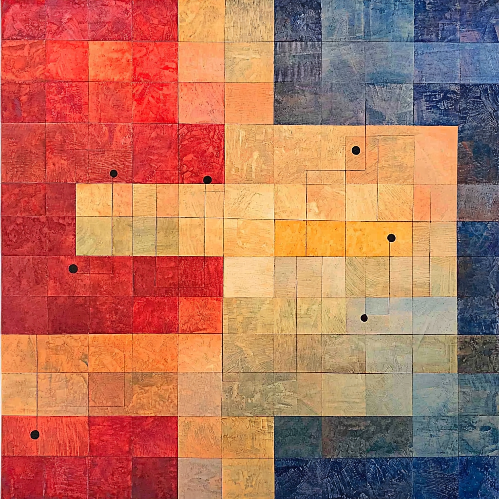 Paul Klee Inspired Musical Echoes Paint By Numbers