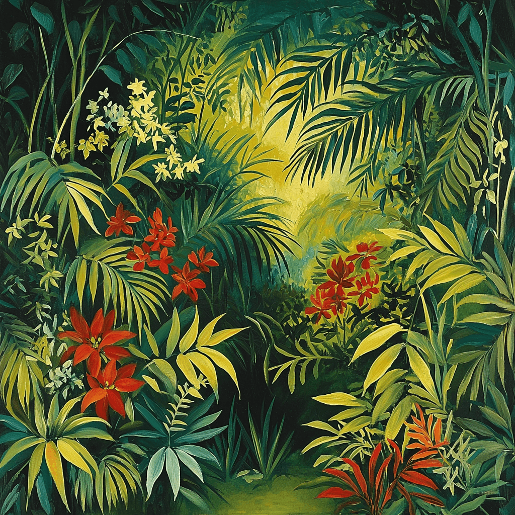 Rousseau Inspired Lush Amazonia DIY Paint By Numbers