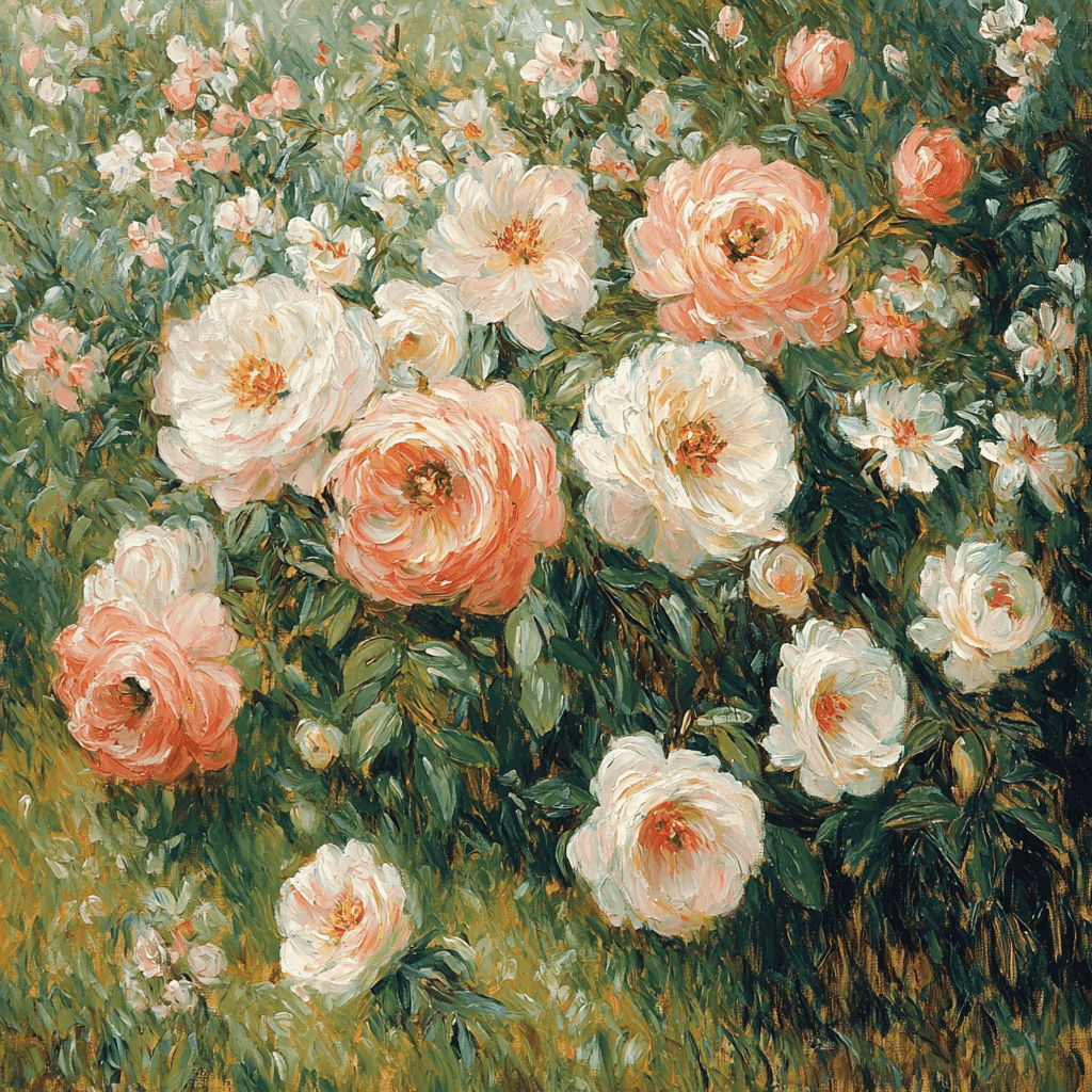 Pierre-Auguste Renoir Inspired Floral Serenity Paint By Numbers Kits