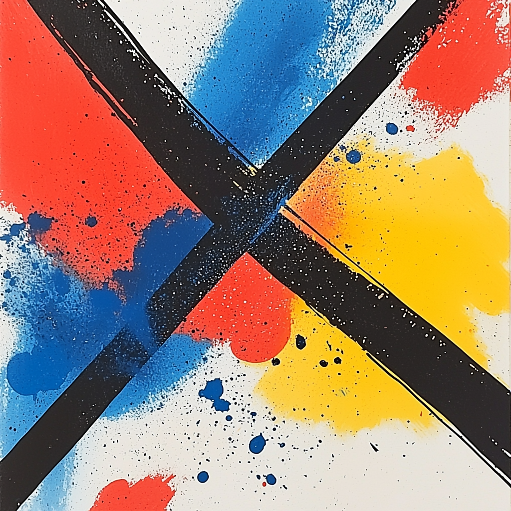 Joan Miró Inspired Surreal Confluence Painting By Numbers Kit