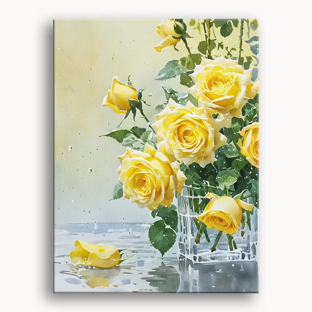 Happy Painting Exclusive DIY Paint by Number Kit Stress Relief Relaxation Toys Beginner Painting Kits Handicrafts with Lions Flowers & Birds Designs