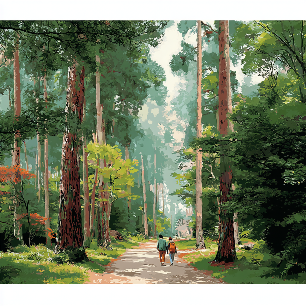 Guidance In The Forest Painting By Numbers Kit