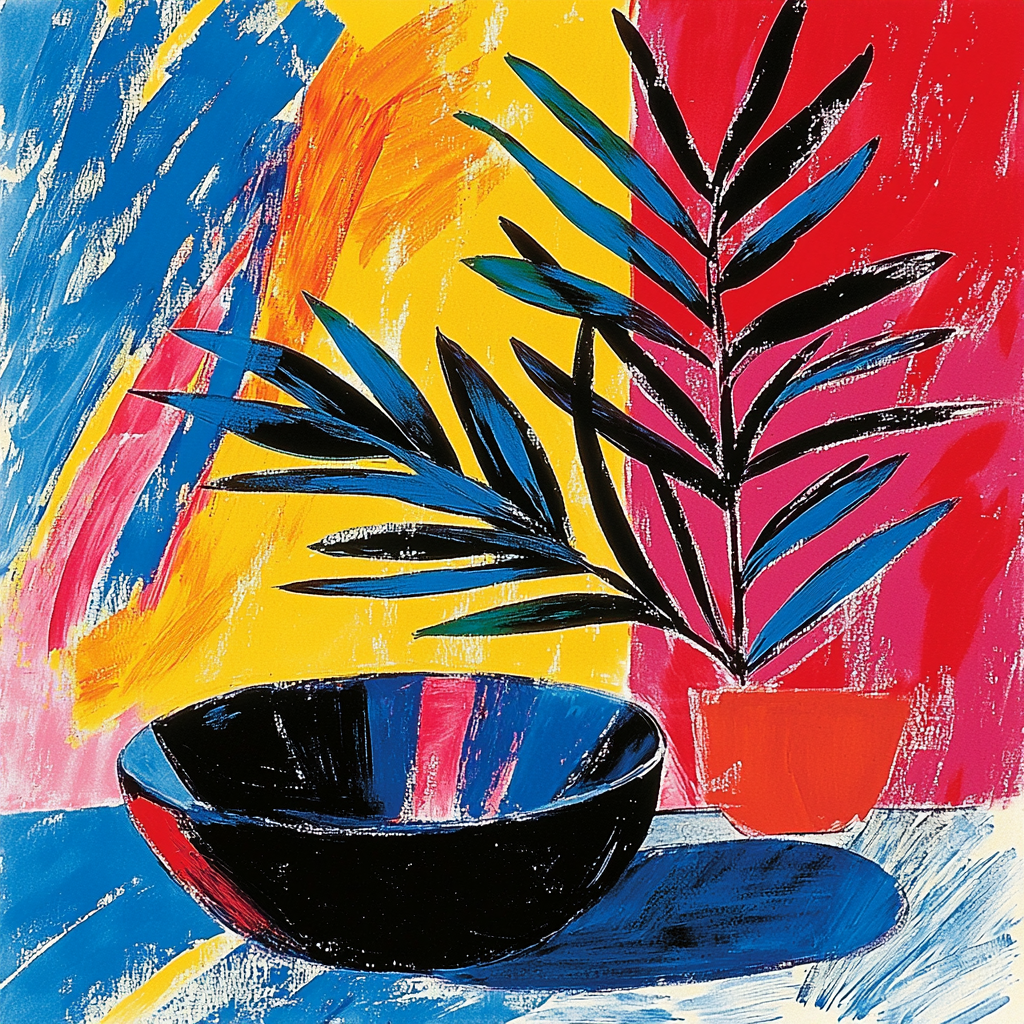 Matisse Inspired Dynamic Forms Painting Number Kit