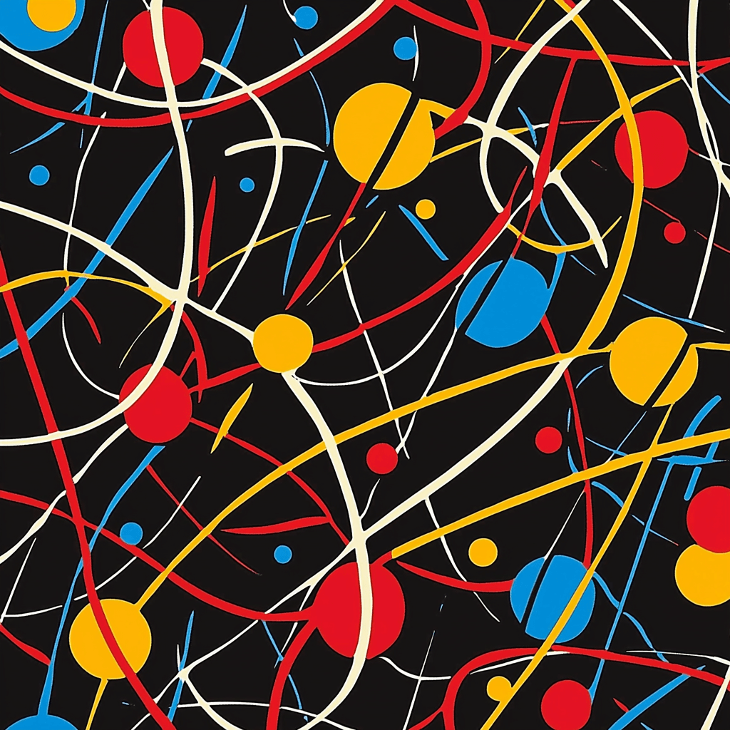 Joan Miró Inspired Harmony In Chaos Paint By Numbers