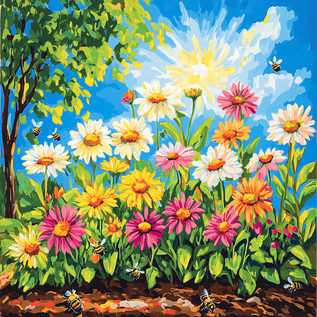 Disgust Garden Critique Paint by numbers art