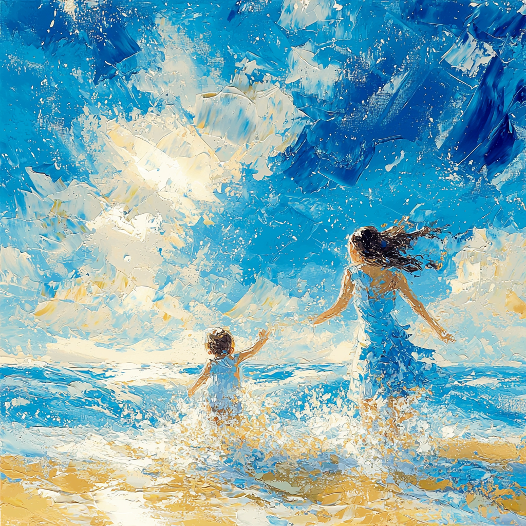 Waves Of Motherly Love Paint By Color