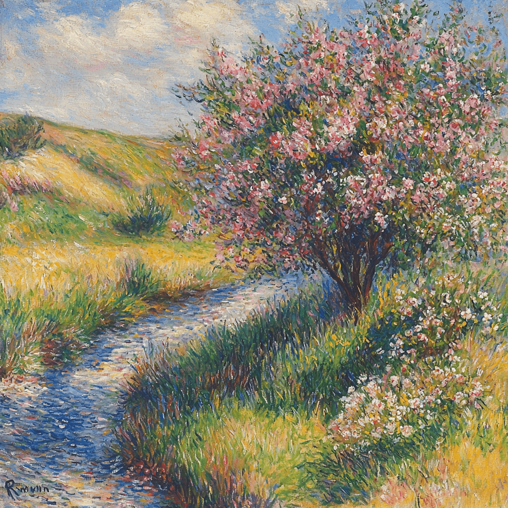 Pierre-Auguste Renoir Inspired Harmonious Spring Awakening Numbered Painting Kits