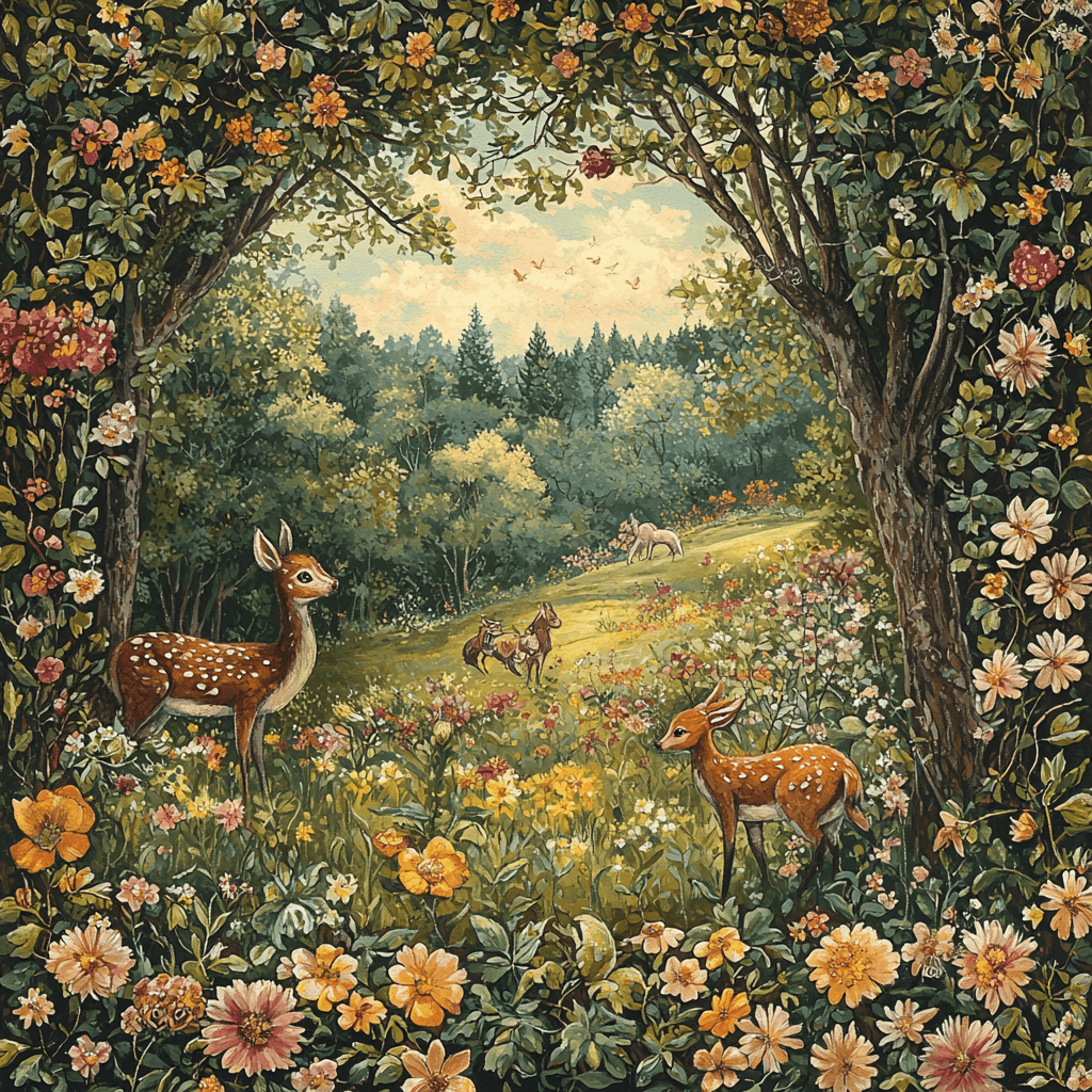 Arthur Rackham Inspired Folk Tales Paint By Numbers Kits