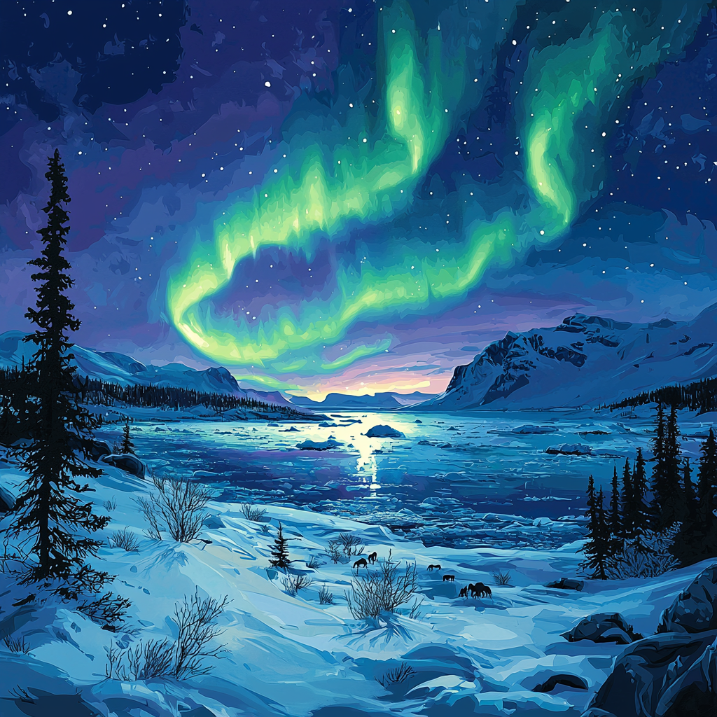 The Arctic Circle DIY Paint By Numbers