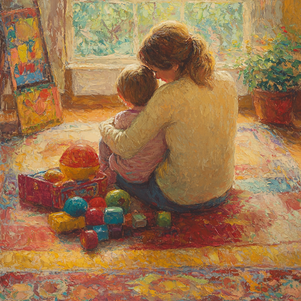 The Nurturing Touch Number Painting