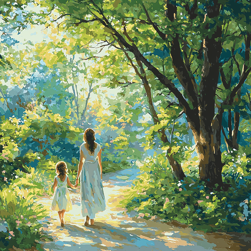 A Walk In The Park Painting Number Kit