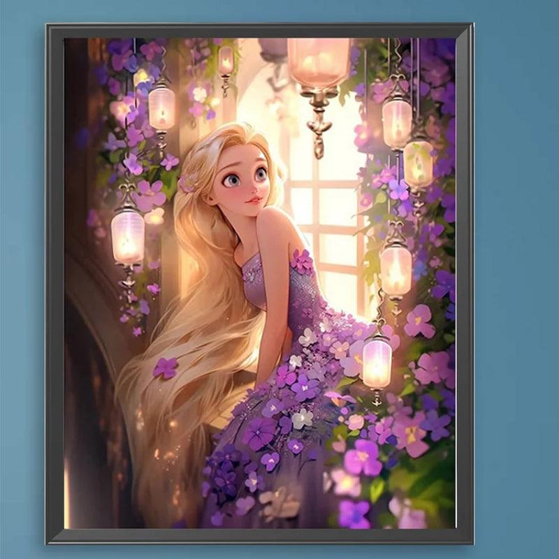 Rapunzel Themed Paint By Numbers Acrylic Painting Kit
