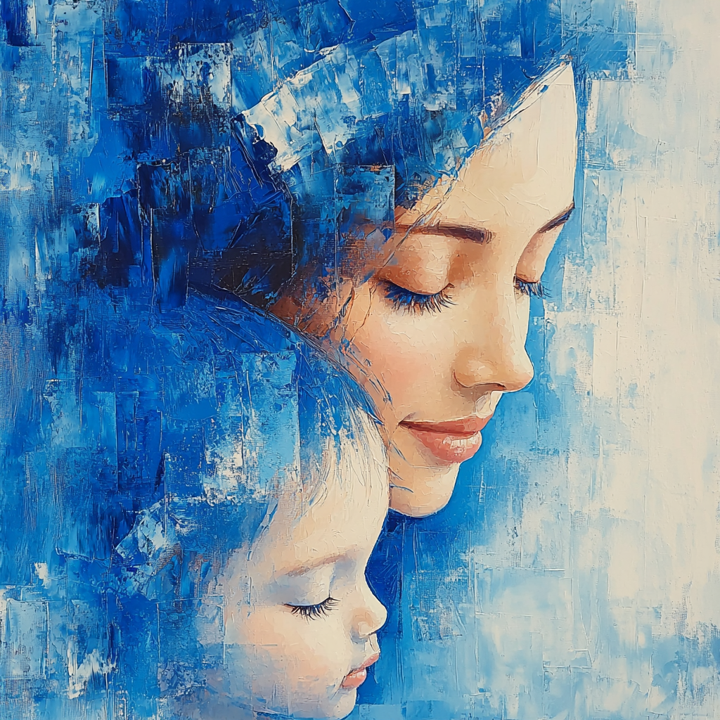 Reflections In A Mother's Eyes Paint By Color
