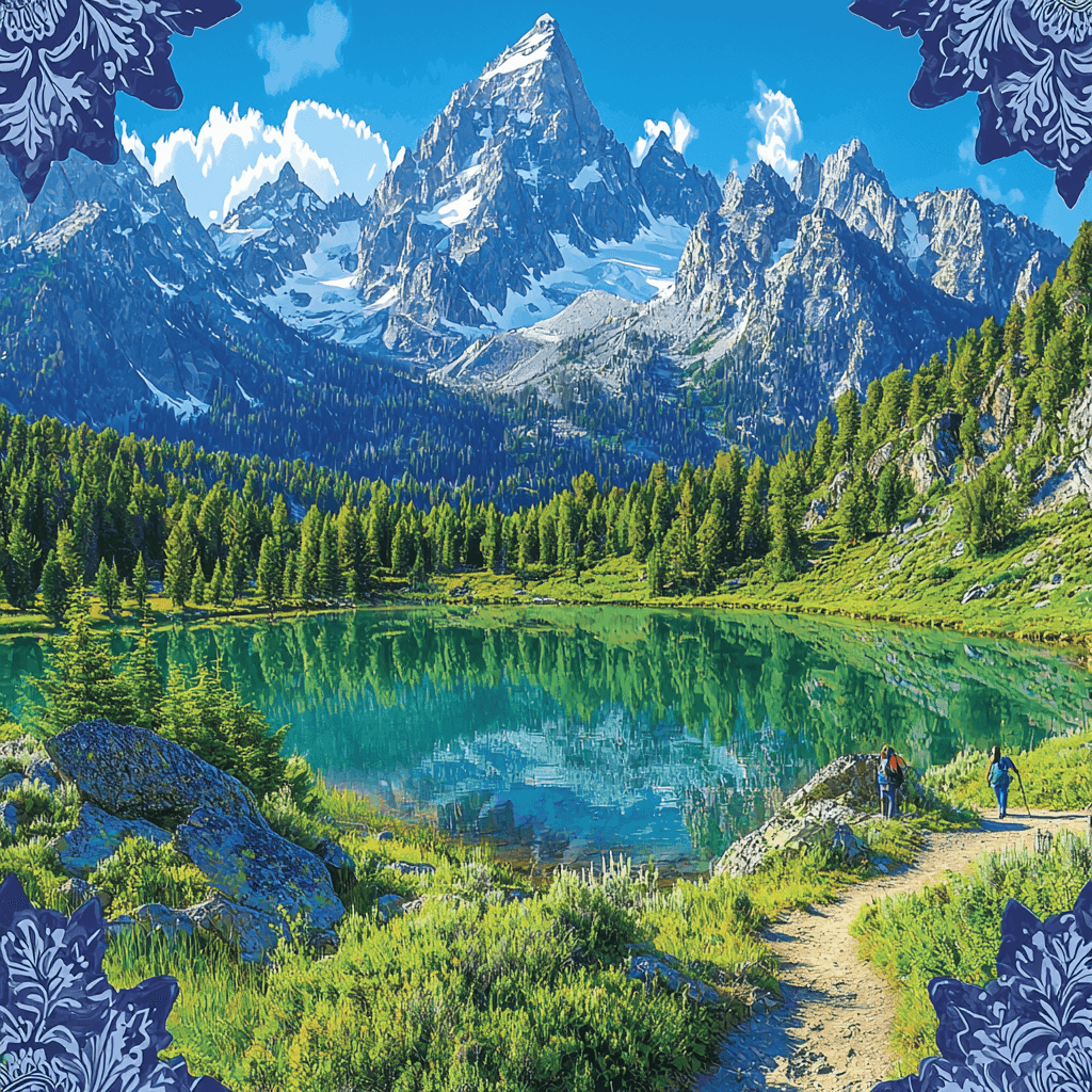 Grand Teton National Park Paint By Number