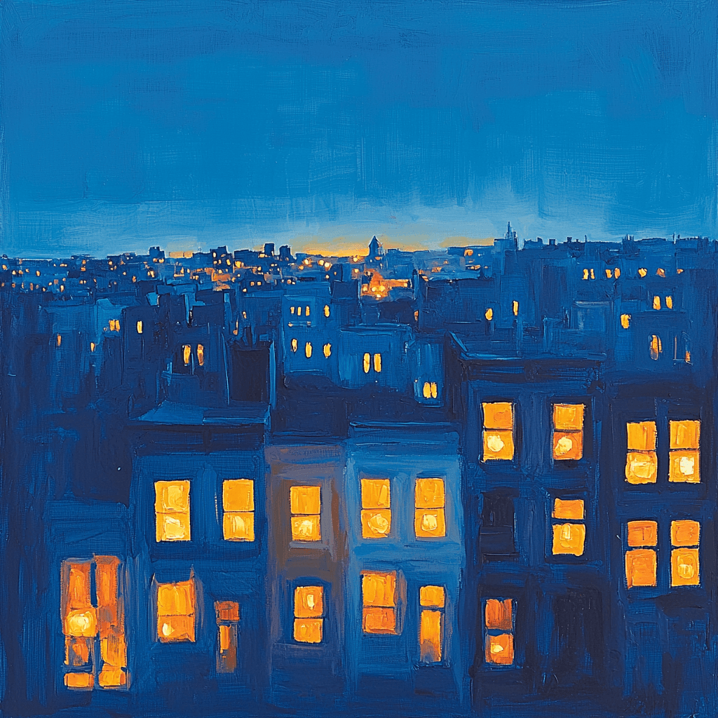 Edward Hopper Inspired City Lights Serenade Painting Number Kit