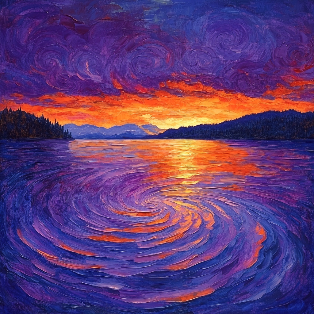 Frederick Varley Inspired Radiant Twilight Over Northern Lake Paint by numbers art