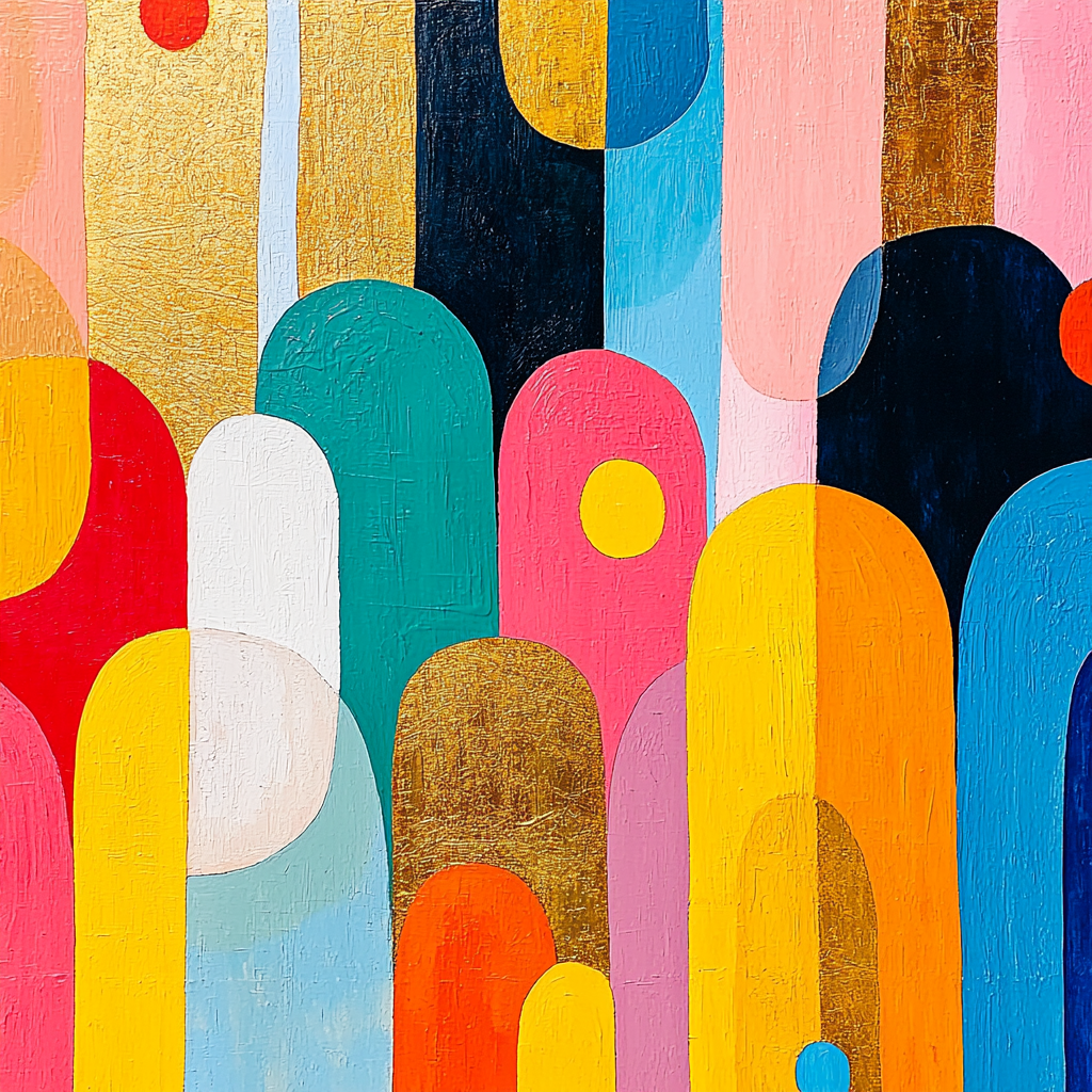 Gustav Klimt Inspired Luminous Whimsy Paint By Numbers