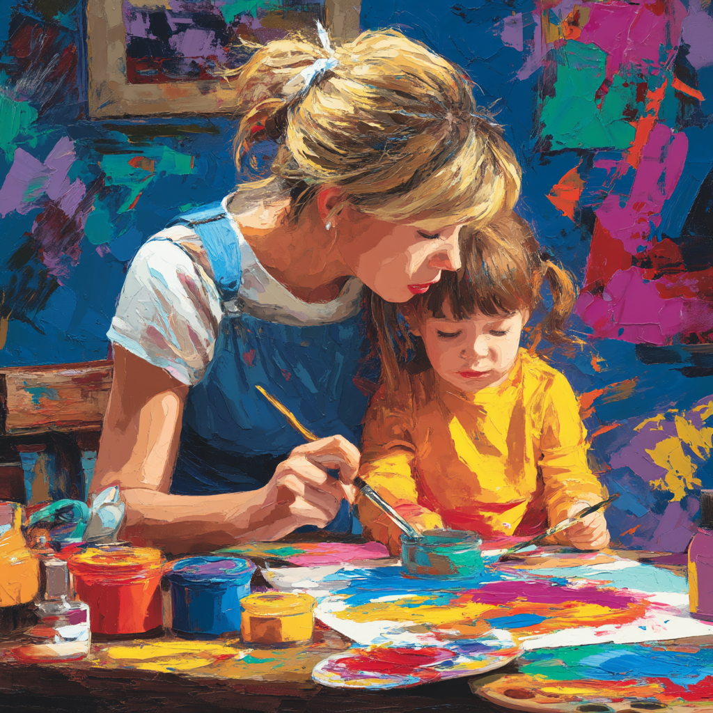 Mother’s Love In Every Stroke Paint By Color