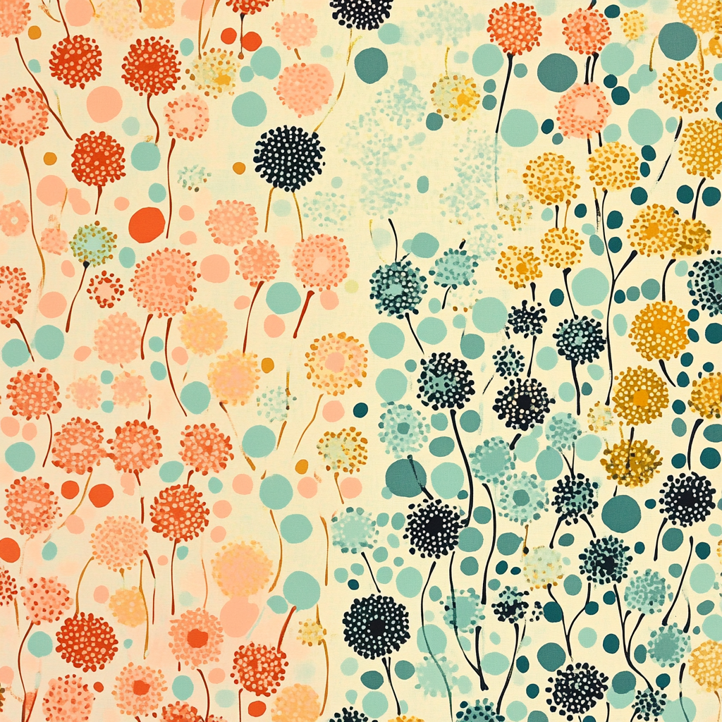 Georges Seurat Inspired Quantum Garden Painting by numbers kit