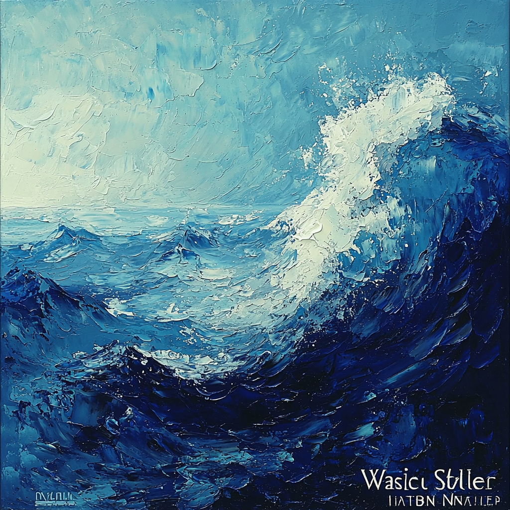 Michelangelo Inspired Eternal Flow Of The Ocean Painting By Numbers Kit