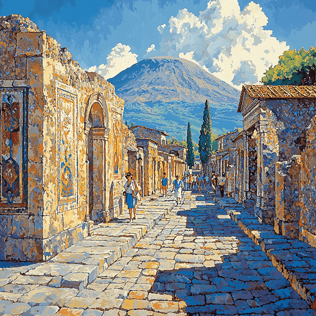 Pompeii Archaeological Park - Campania, Italy DIY Paint By Numbers