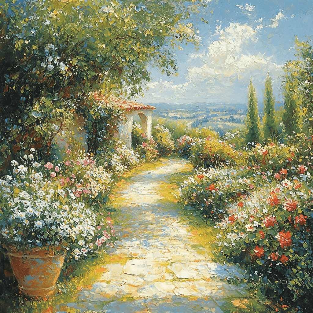 John Constable Inspired Vibrant Pathway Paint By Numbers Kits