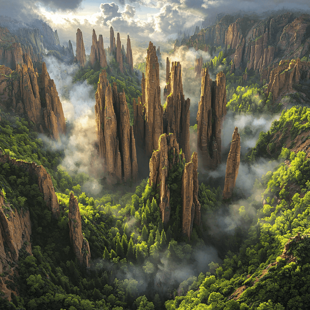 Zhangjiajie National Forest Park - China Paint By Number