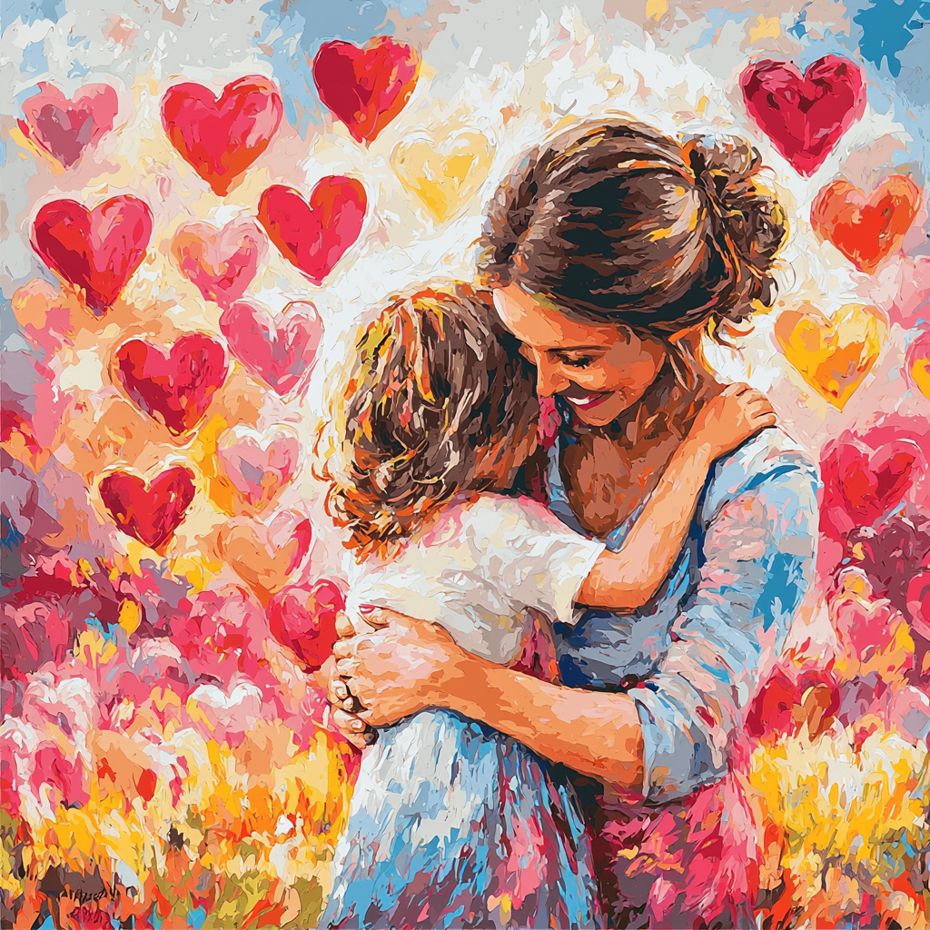 Heartstrings Connected Painting Number Kit