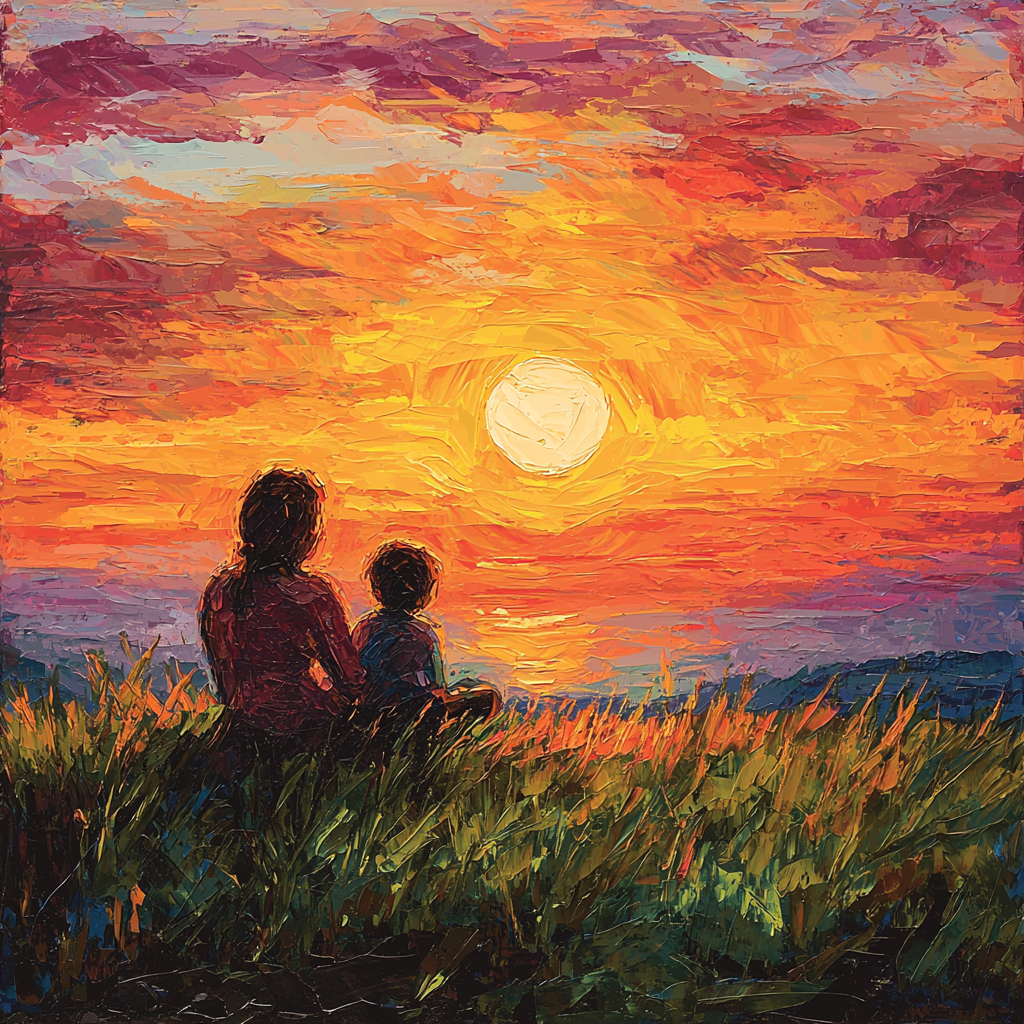 Sunset Conversations Painting Number Kit