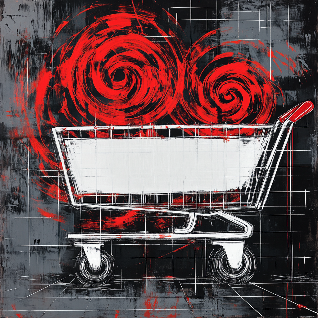 Banksy Inspired Consumer Void Paint by numbers art