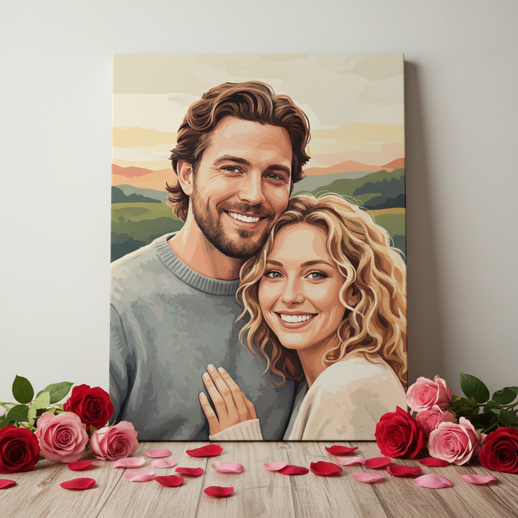 Create Your Own Valentines Day Paint By Number Painting Set