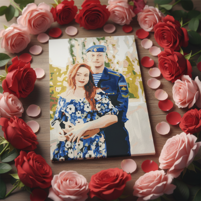 Create Your Own Valentines Day Paint By Number Painting Set