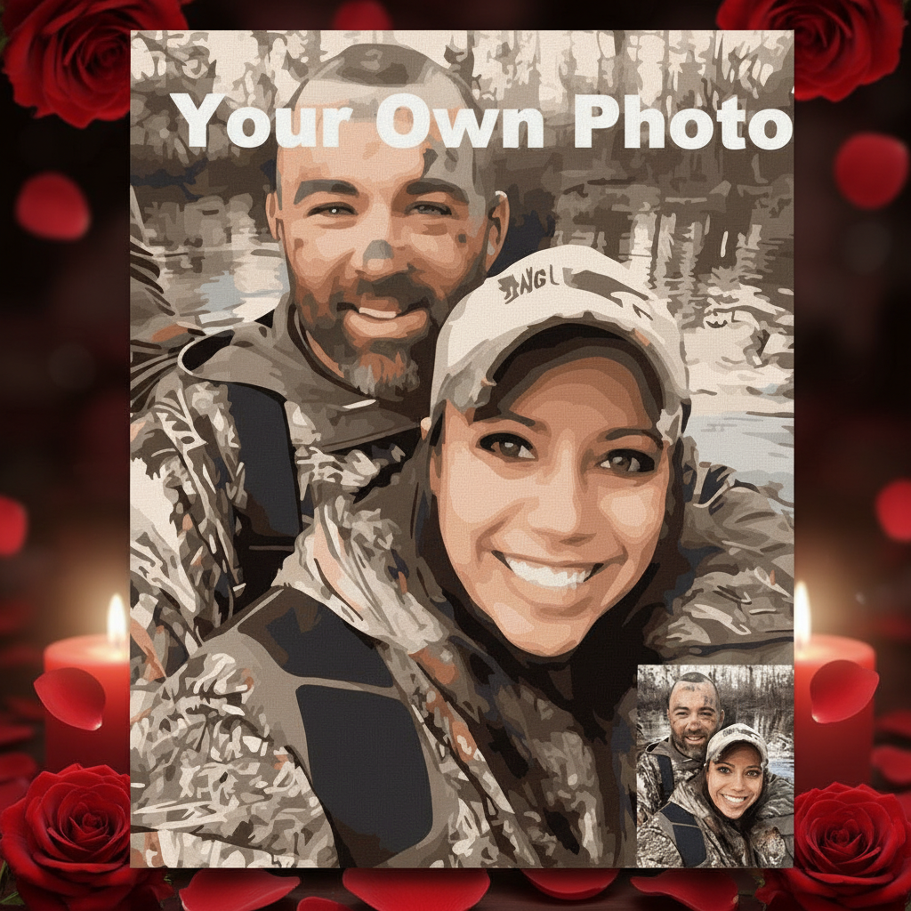 Create Your Own Valentines Day Paint By Number Painting Set