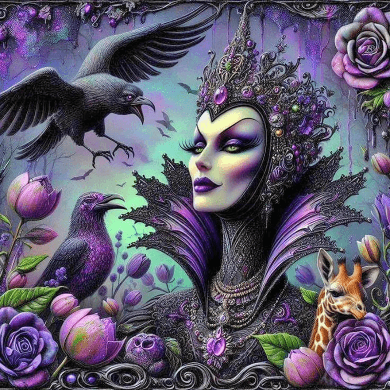 Dark Queen Designed Paint By Numbers Kit
