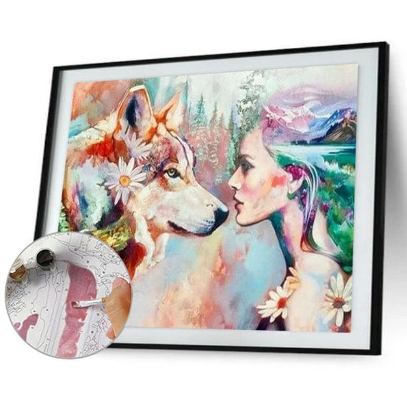 Elegant Design Paint By Numbers Acrylic Painting Kit