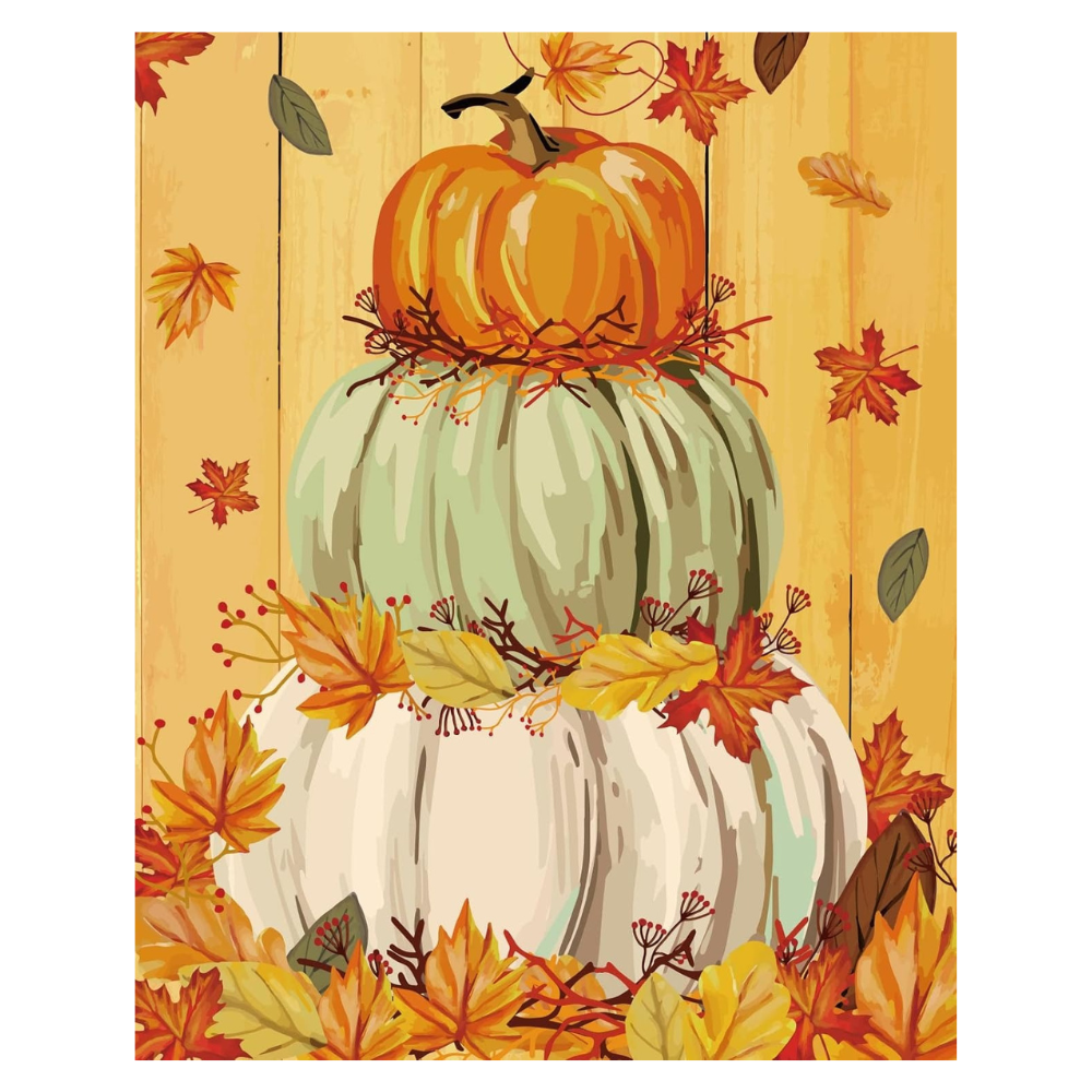 Fall Pumpkin Paint by Numbers