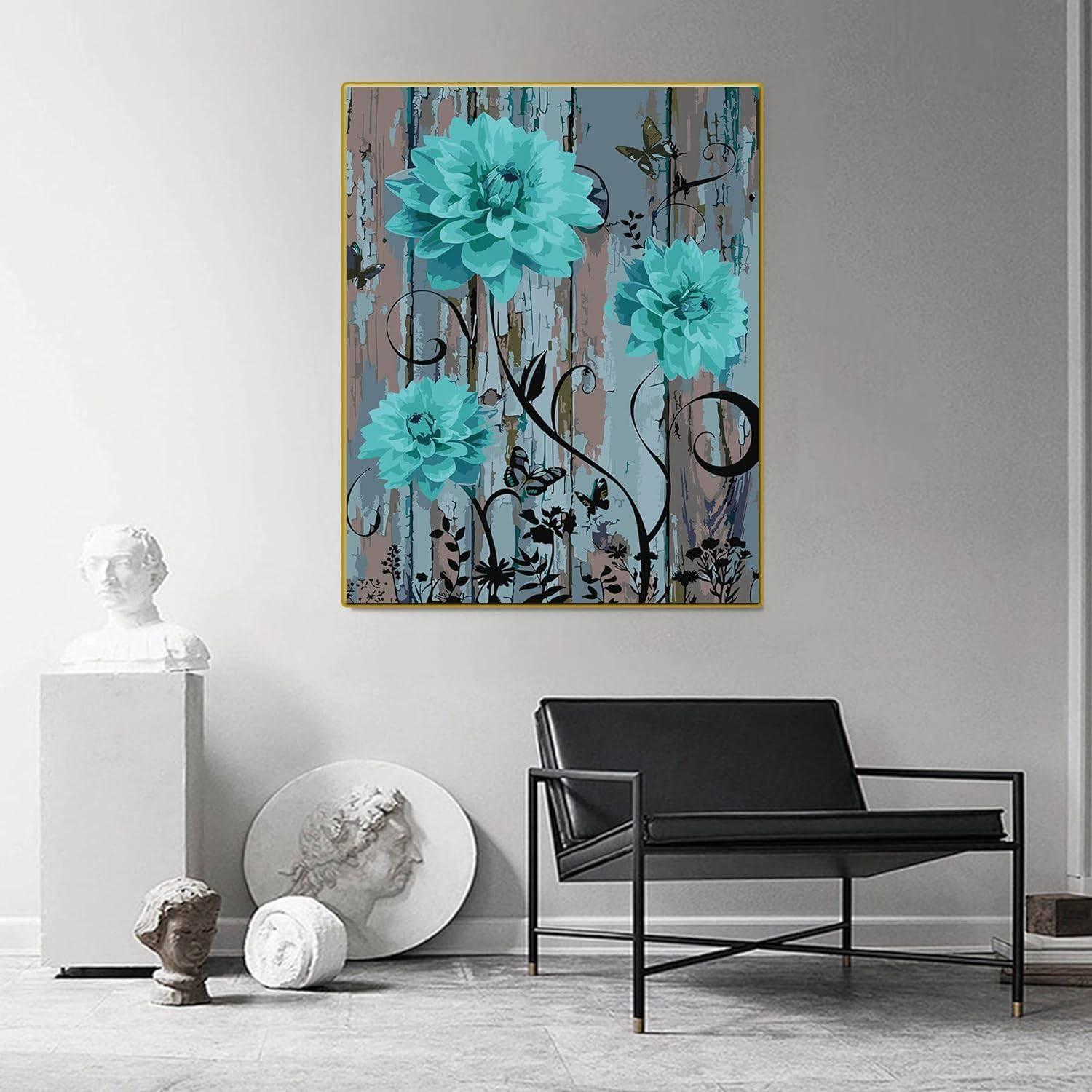 Flower Painting By Numbers Kit