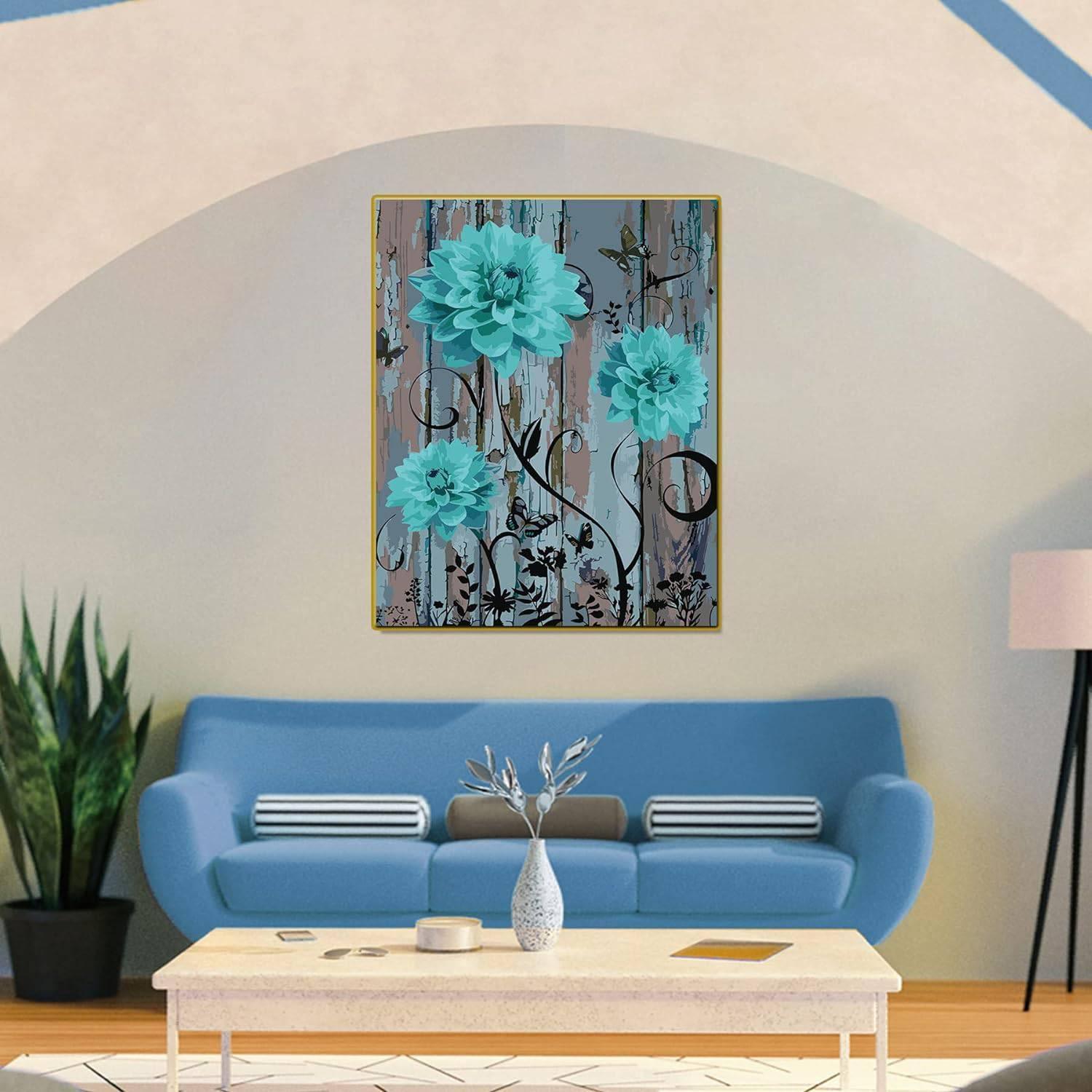 Flower Painting By Numbers Kit