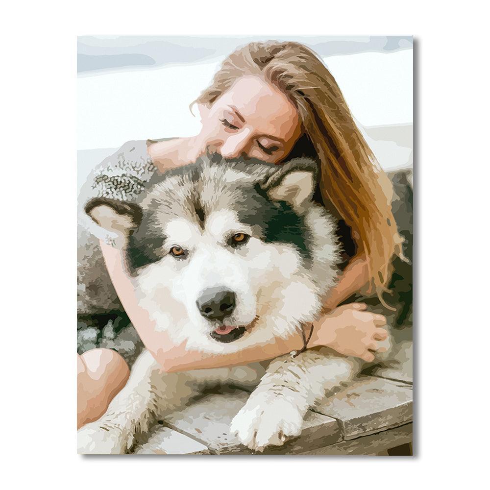 Custom Paint by Numbers Kit Mother's Day